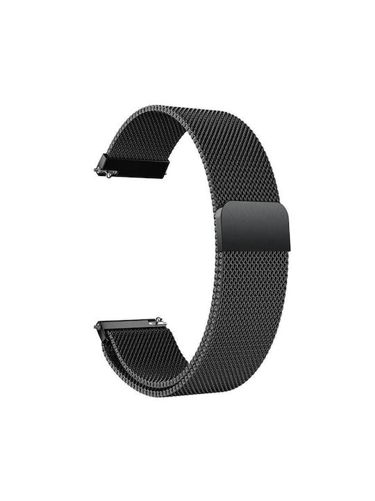 14mm Xdfind Milanese Stainless Steel Watch Band Garmin Lily 2 Black
