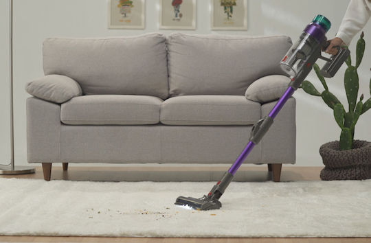 Primo Rechargeable Stick Vacuum 29.6V Turquoise PRVC-40507