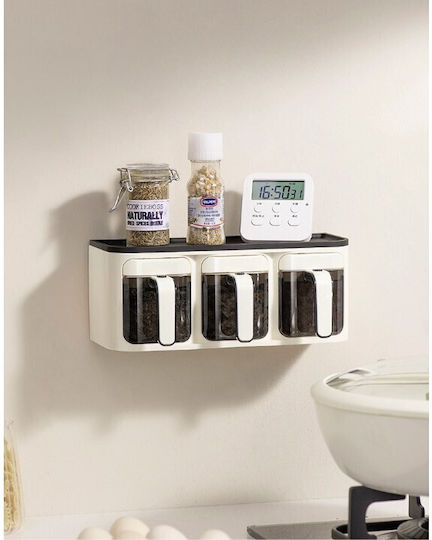 Alista Home Plastic Spice Organizer White
