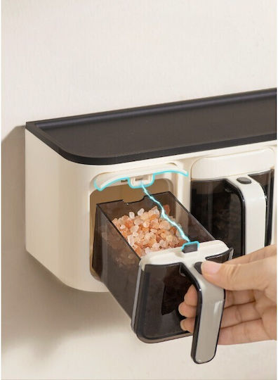 Alista Home Plastic Spice Organizer White