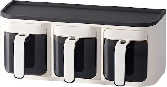 Alista Home Plastic Spice Organizer White