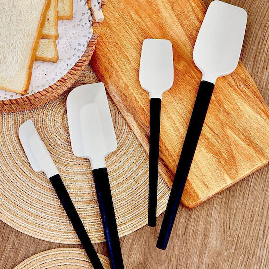 Alista Home Seturi De Ustensile De Gătit Din Silicon 4 Bucăți Alb