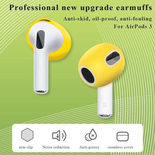 Apple AirPods 3 Acoperiri Din Silicon Culoare Caise