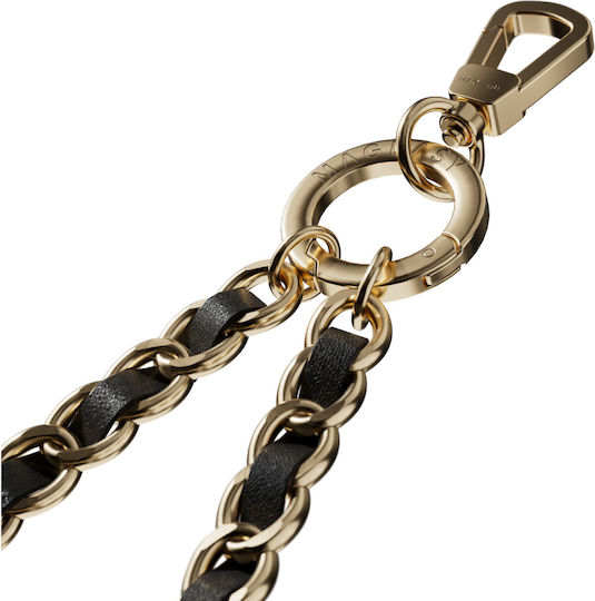 Каишка За Китката Mageasy Chic Chain Wrist Strap & Strap Card 9mm Отделящи Се Калъфи За Мобилни Телефони Smartphones Черен Матиран Златен Mphiph324bo24