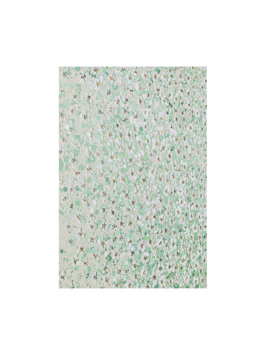 Canvas Picture Flower Boat Beige Green 40x50cm