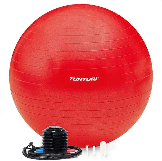 Tunturi Μπάλα Pilates 55cm 0.752kg σε Κόκκινο Χρώμα