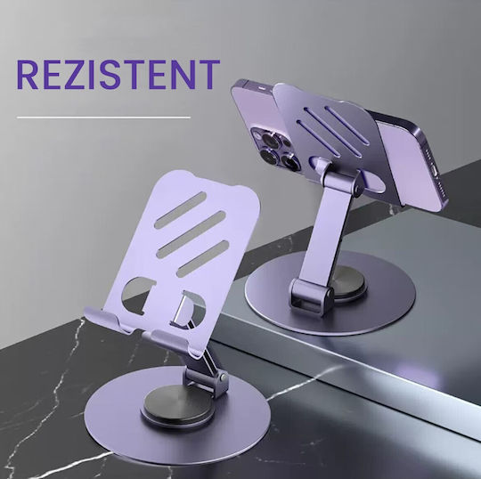 Alista Home Stand de Birou pentru Telefon Mobil în Culoare Violet 161545