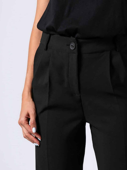 Dama Tesatura Pantaloni Negru