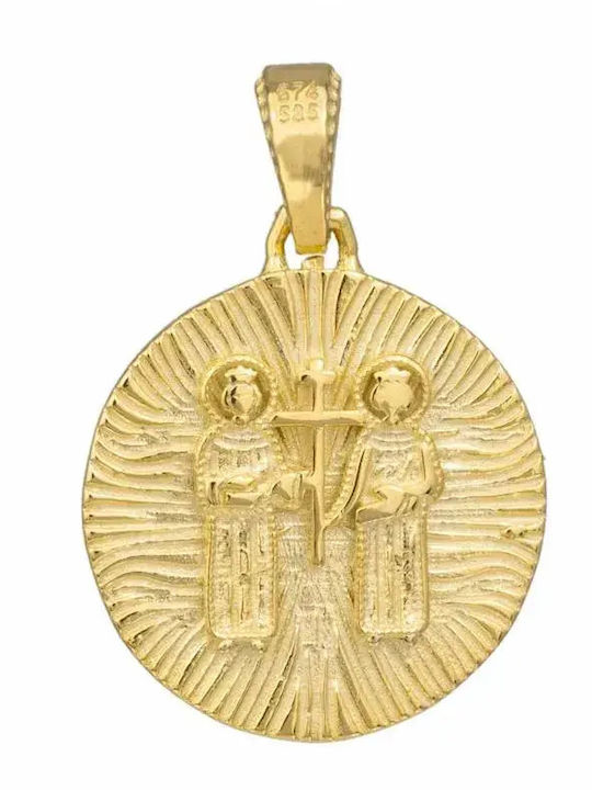 Pendant with Jesus Christ Gold 9K