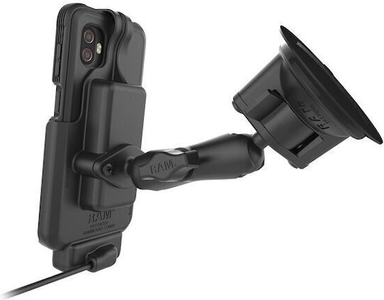 RAM Mount Suport Auto Pentru Telefon cu Carcasă și Încărcare Wireless Multicolor