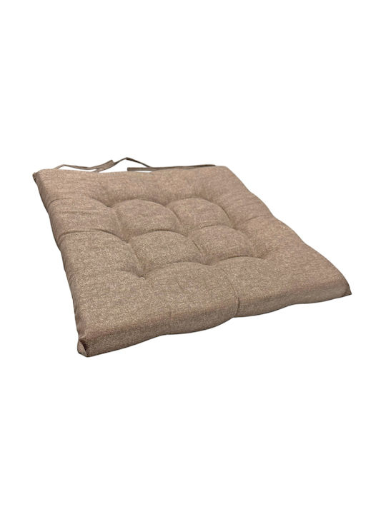 Mega Bazaar Garden Chair Cushion Brown Sand 40x40cm