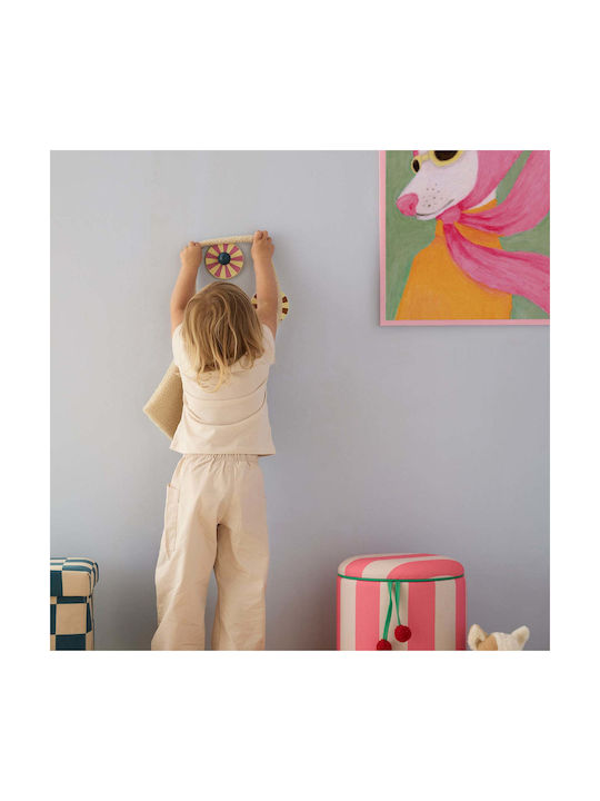 Kids Concept Kids Single Hook Wooden Wall Hanger 10x10x4.4cm 3 Pieces