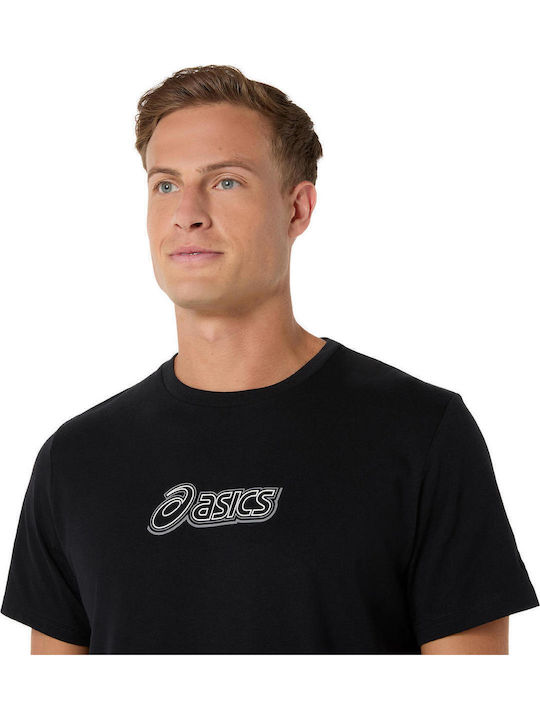 Logo Αθλητικό T-shirt Blk