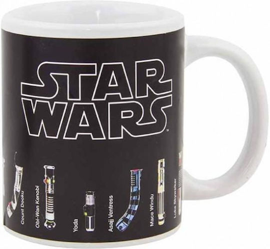 Star Wars Lichtschwert Wärmeempfindliche Keramiktasse Braun 350ml