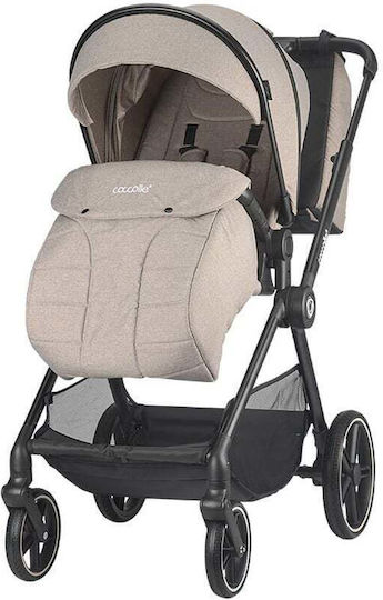 Coccolle Lissia Adjustable 3 in 1 Baby Stroller Suitable for Newborn Butternut Beige 16.3kg