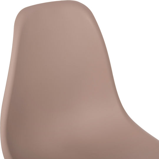 Outdoor Dining Set Twist 3 Pieces Cappuccino