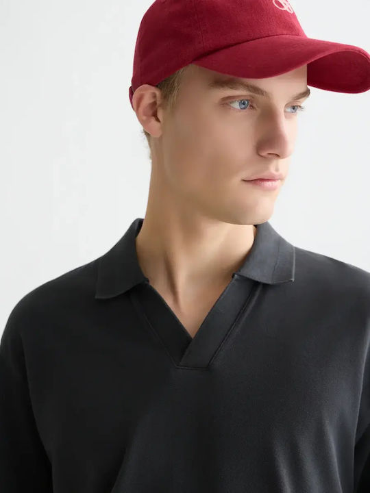3 Crosses Polo Blouse Black