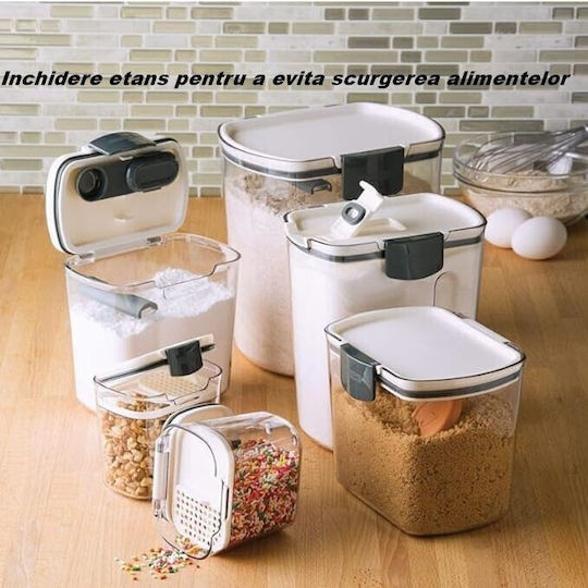 Alista Home Set 4 Bucăți Vaze Pentru Paste / Cereale cu Capac Plastic Transparent 350ml 4 Bucăți Alista Home Set 4 Bucăți Vaze Pentru Paste / Cereale cu Capac Plastic Transparent 350ml 4 Bucăți