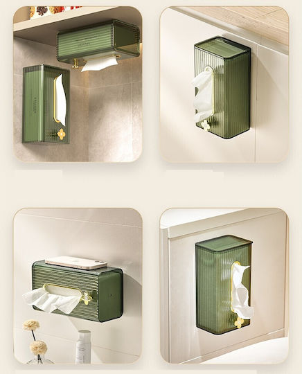 Alista Home Plastic Green Napkin Holder 21.3x8.7x12cm 125139