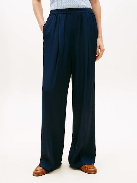 Women's Chino Trousers in Loose Fit Navy