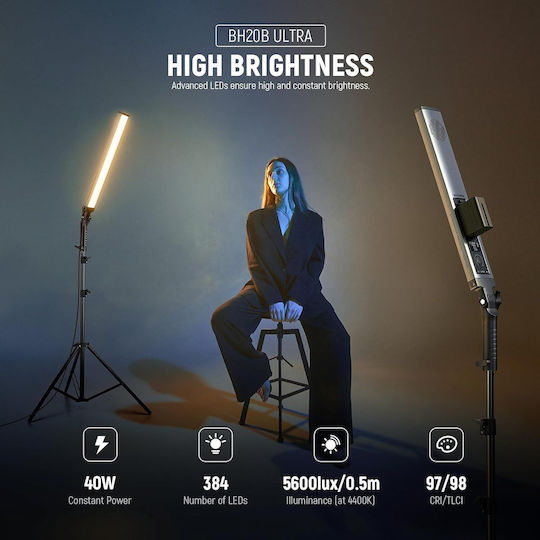 Neewer Tub LED 40W Cu Trepied