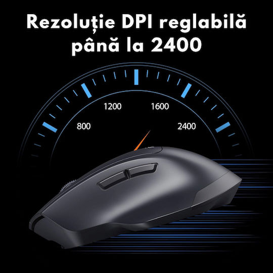 Qova Безжичен Ергономичен Bluetooth Тъчпад Черен
