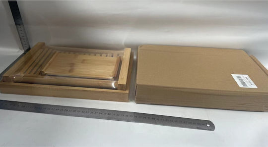 Alista Home Tocătoare De Bucătărie Pentru Pâine Din Lemn Maro 31.7x23.7cm