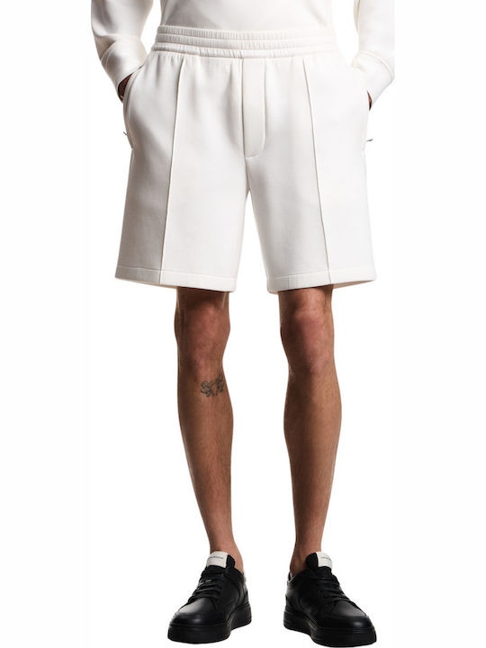 Men's White Bermuda Shorts