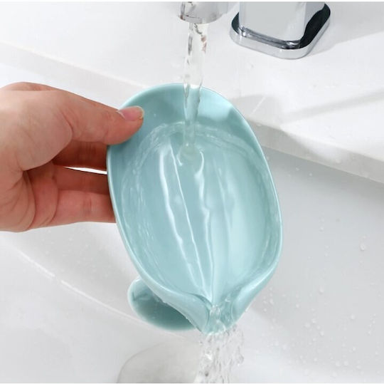 Alista Home Tavă De Săpun Din Plastic Cu Ventuză Albastră