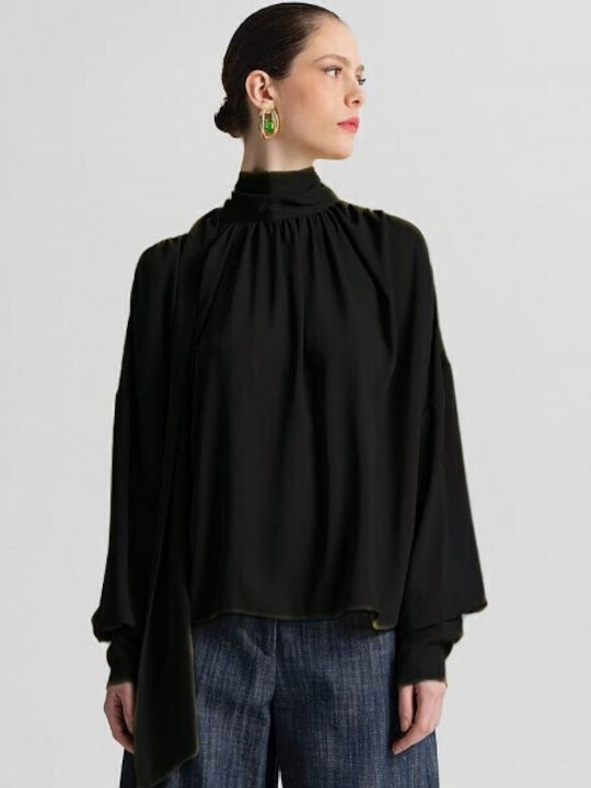 Women's Long Sleeve Shirt Black