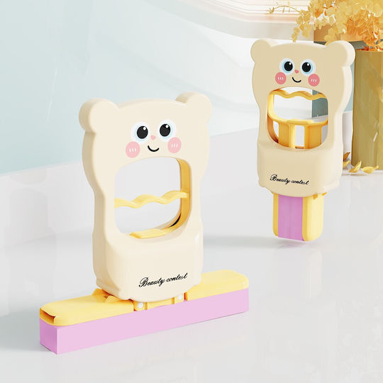 Мини Моп Alista Home Ръчен Сгъваем Мечешки Модел Пластмасов 9 X 15 X 15 См Розов