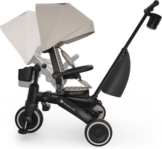 Kinderkraft Jazz 3 Convertible with Parental Handle 5 in 1 for 9 Months Beige