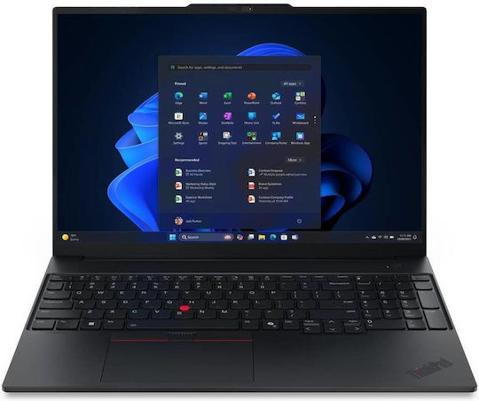 Lenovo ThinkPad E16 Gen 3 (AMD) 16" IPS FHD+ (Ryzen 5-220/16GB/512GB SSD/No OS) Black (International English Keyboard)
