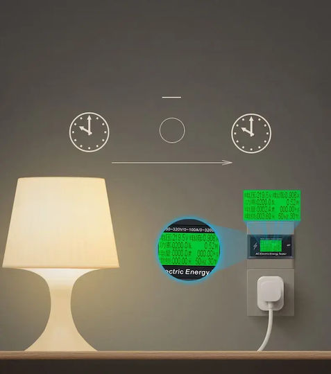 Stromzähler Mit App-Anbindung AC 50-320V 100A 3000W