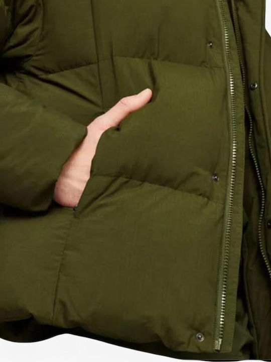 Classics Мъжки Якета Puffer Ветроустойчиво Зелен