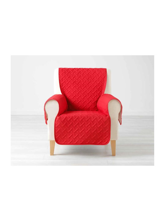 Douceur d'Intérieur Ελαστικό Κάλυμμα Πολυθρόνας Lounge Red 165x179cm