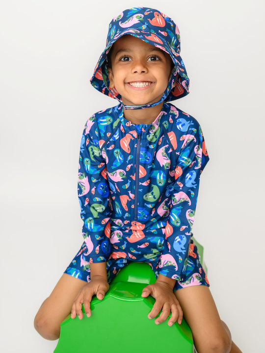 Zoocchini Kids Swimwear Set with Shade Blue