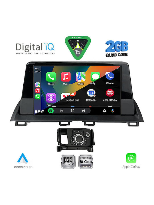 Digital IQ Car Audio System for Mazda CX-4 2014 with Touch Screen 9" Bluetooth USB Wi-Fi GPS Apple CarPlay Android Auto
