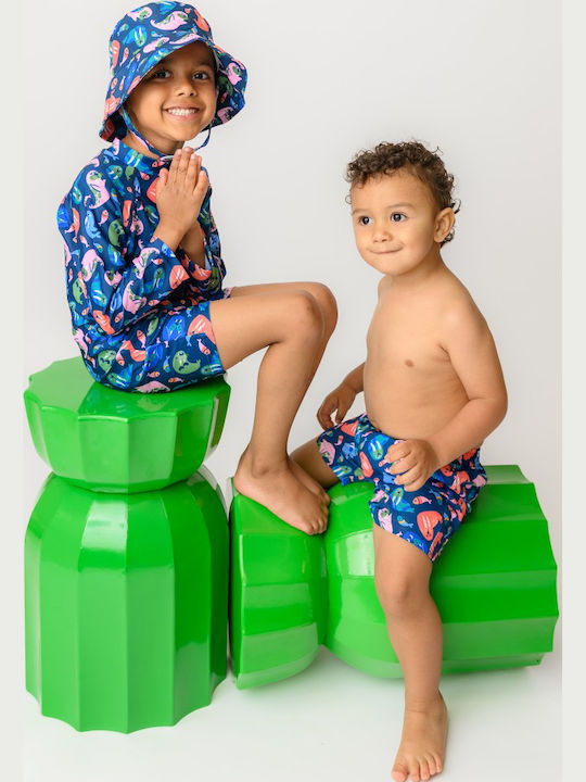 Zoocchini Kids Swimwear Set with Shade Blue
