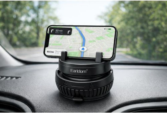 Earldom Car Mobile Mount 6.9" with Anti-Slip Surface Black