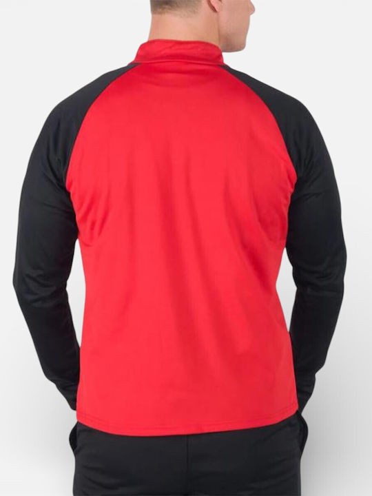 Liga Bluza Sport Mânecă Lungă Roșu/Negru