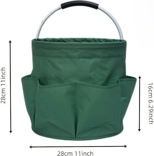Alista Home Coș Picnic 28x28cm În Culoare Verde
