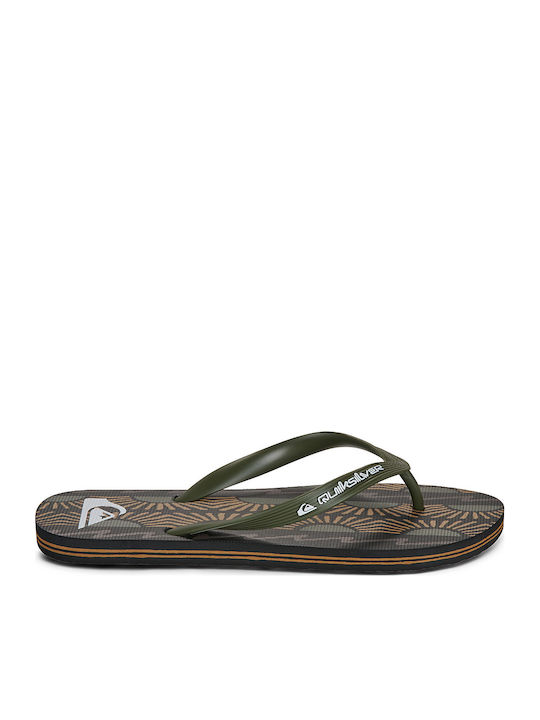 Molokai Art Men's Flip Flops Khaki
