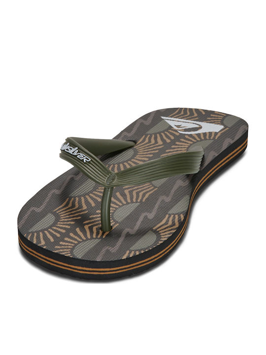 Molokai Art Men's Flip Flops Khaki