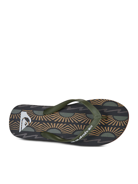 Molokai Art Men's Flip Flops Khaki