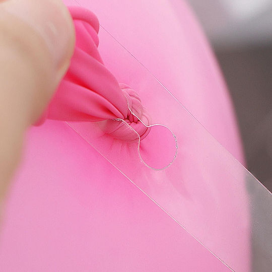Bandă Transparentă Pentru Baloane Alista Home Pvc 5 M Cu Dublă Găurire Transparentă