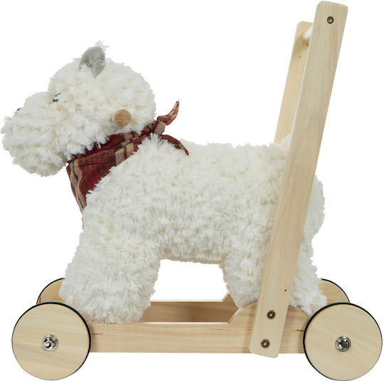 Little Hugs Dog Animal for 12+ Months White