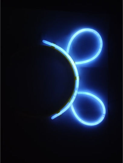 Decorative Garland Alista Home Plastic Fluorescent Party Accessory Blue