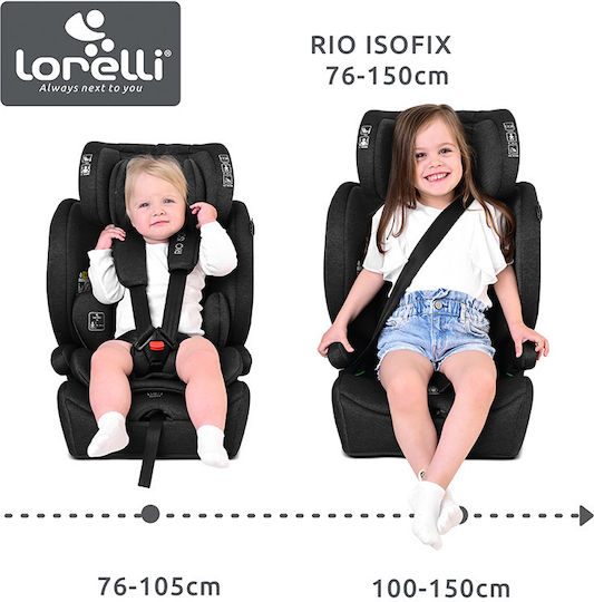 Lorelli Rio Καθισματάκι Αυτοκινήτου i-Size με Isofix Pink 9-36 kg