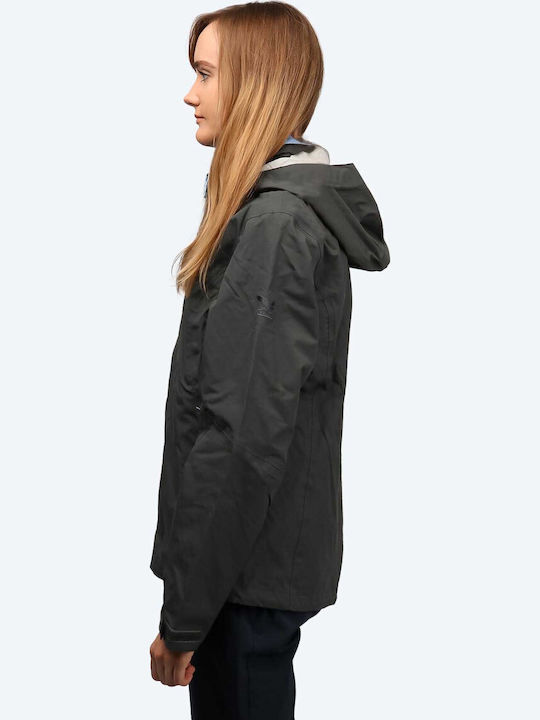Softshell Γυναικείο Μπουφάν Γκρι